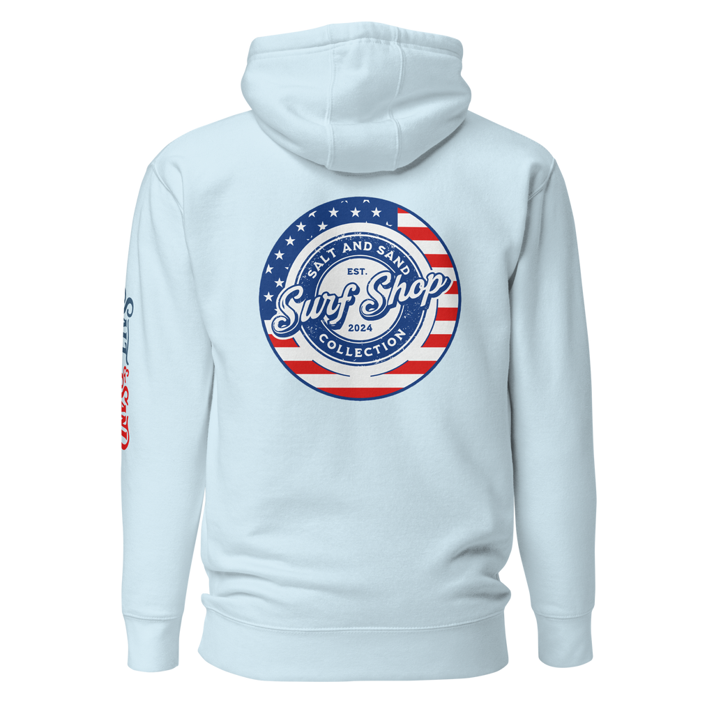 4th of July Stamped Logo Hoodie