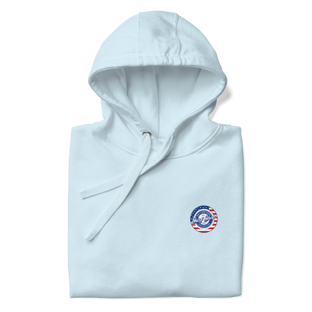 4th of July Stamped Logo Hoodie