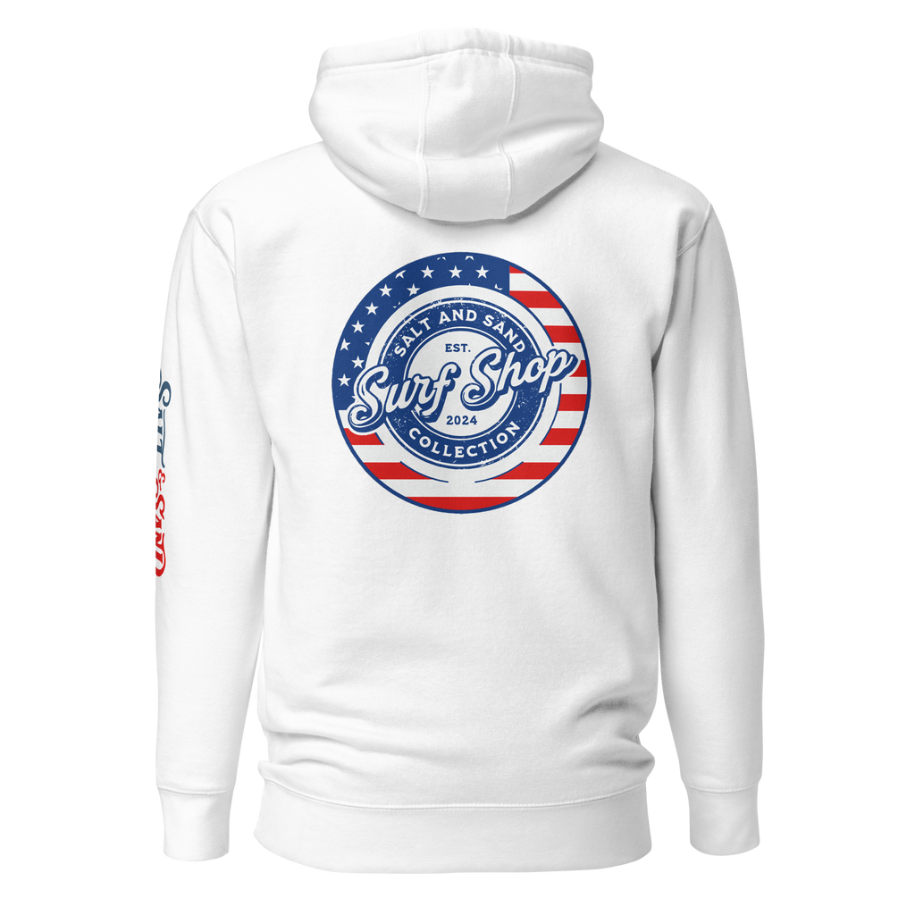 4th of July Stamped Logo Hoodie