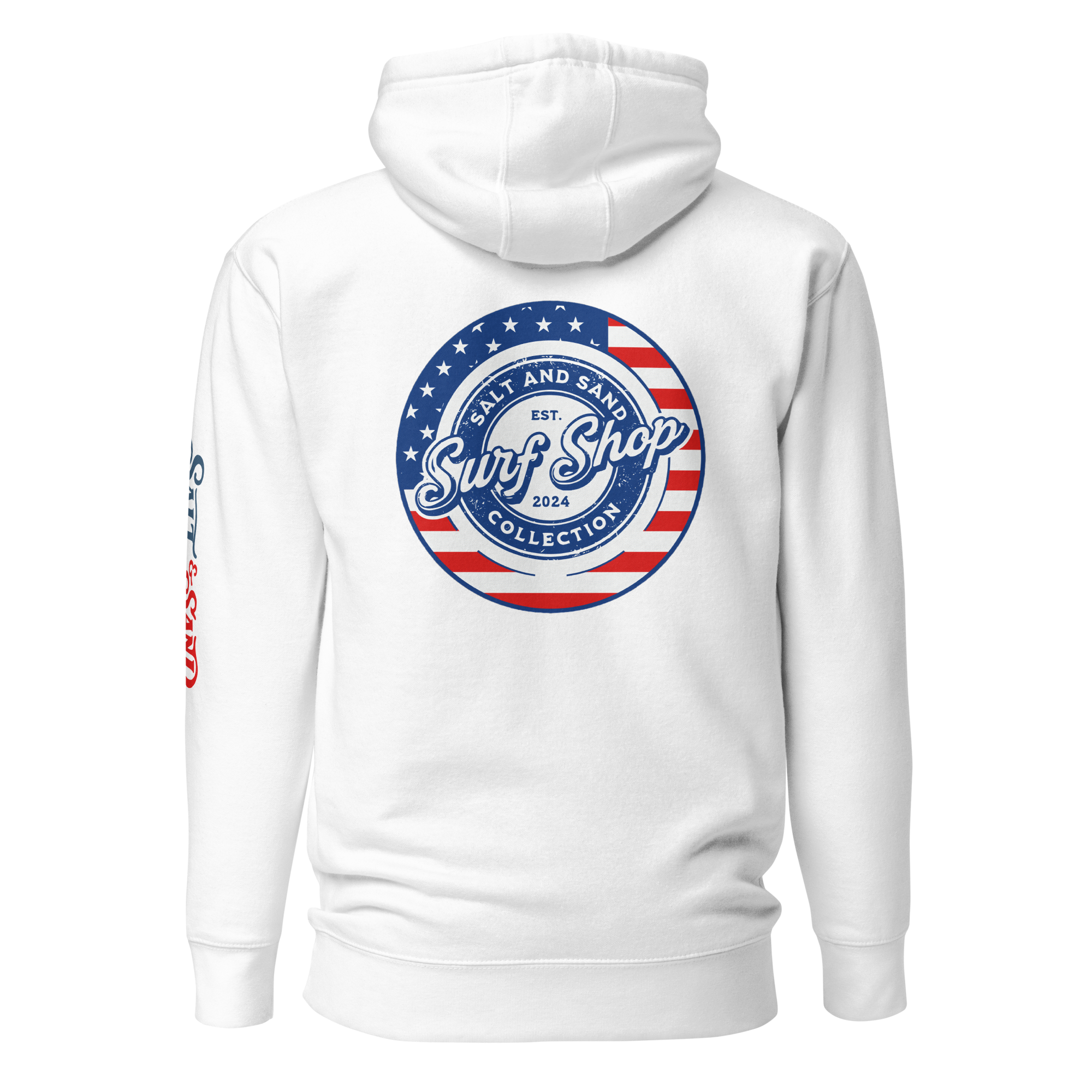 4th of July Stamped Logo Hoodie