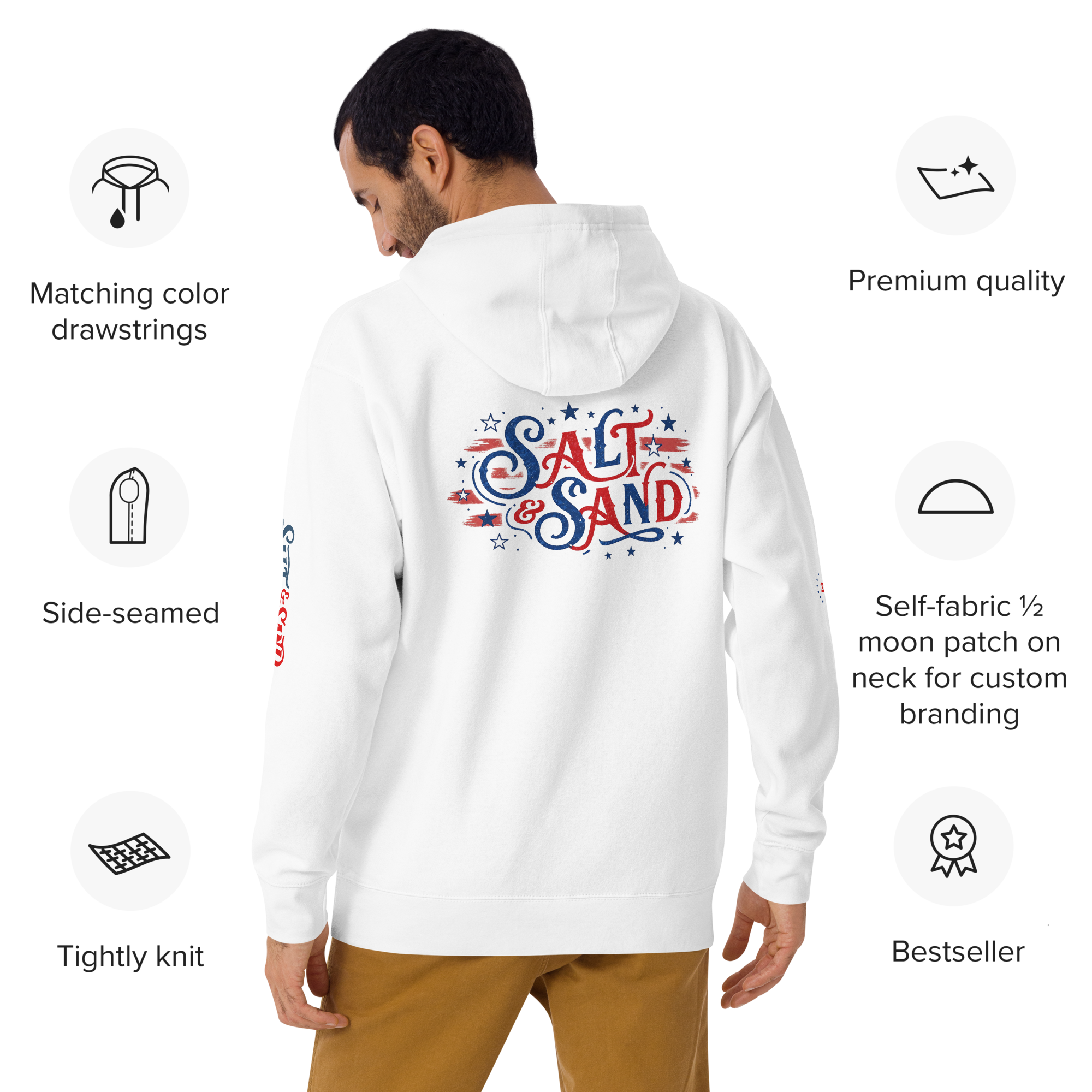 Kids Star Spangled Hoodie