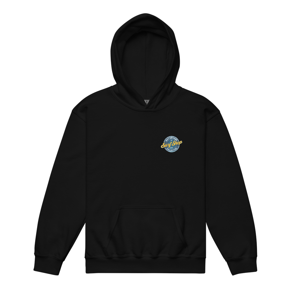 Kids Blue Stamped Hoodie