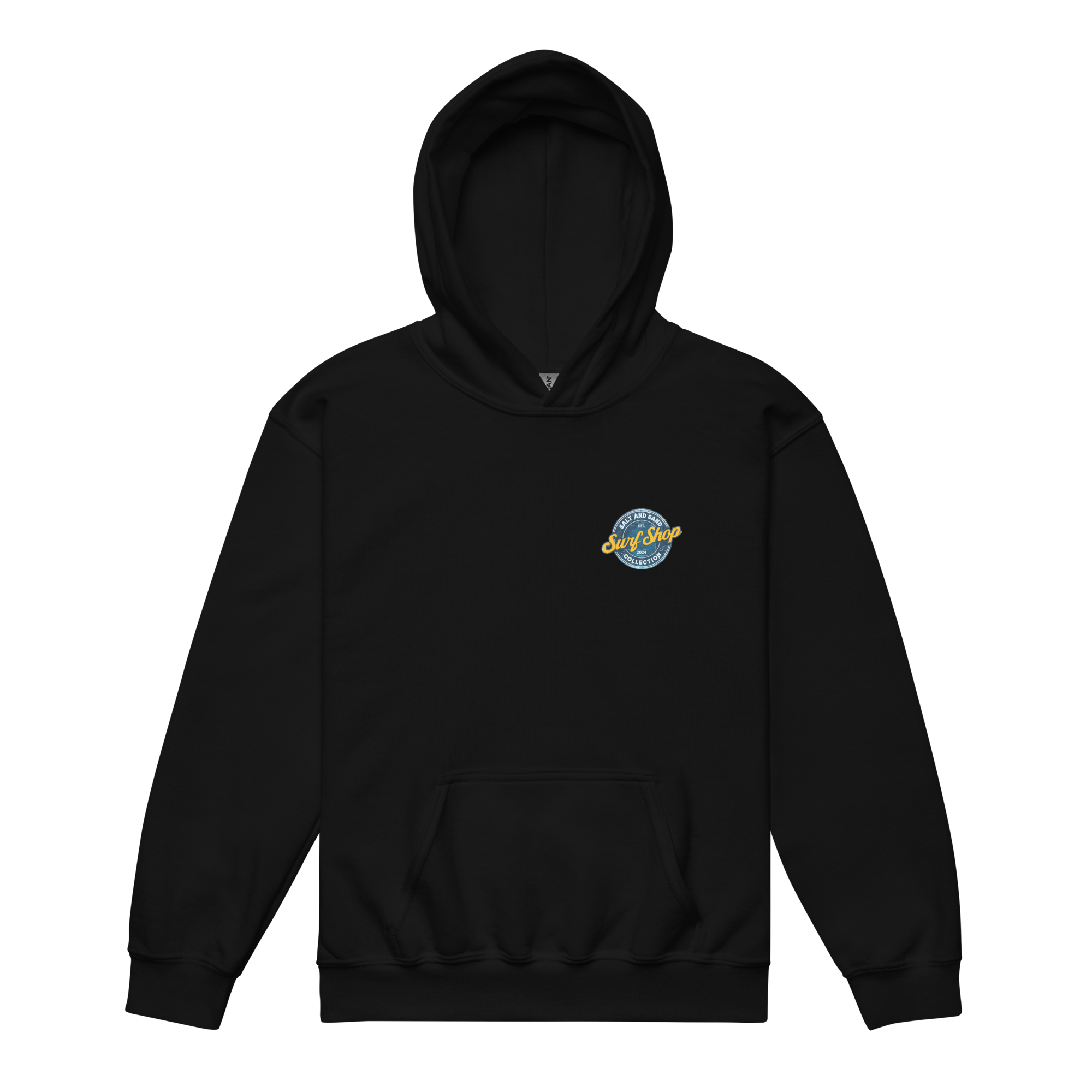 Kids Blue Stamped Hoodie