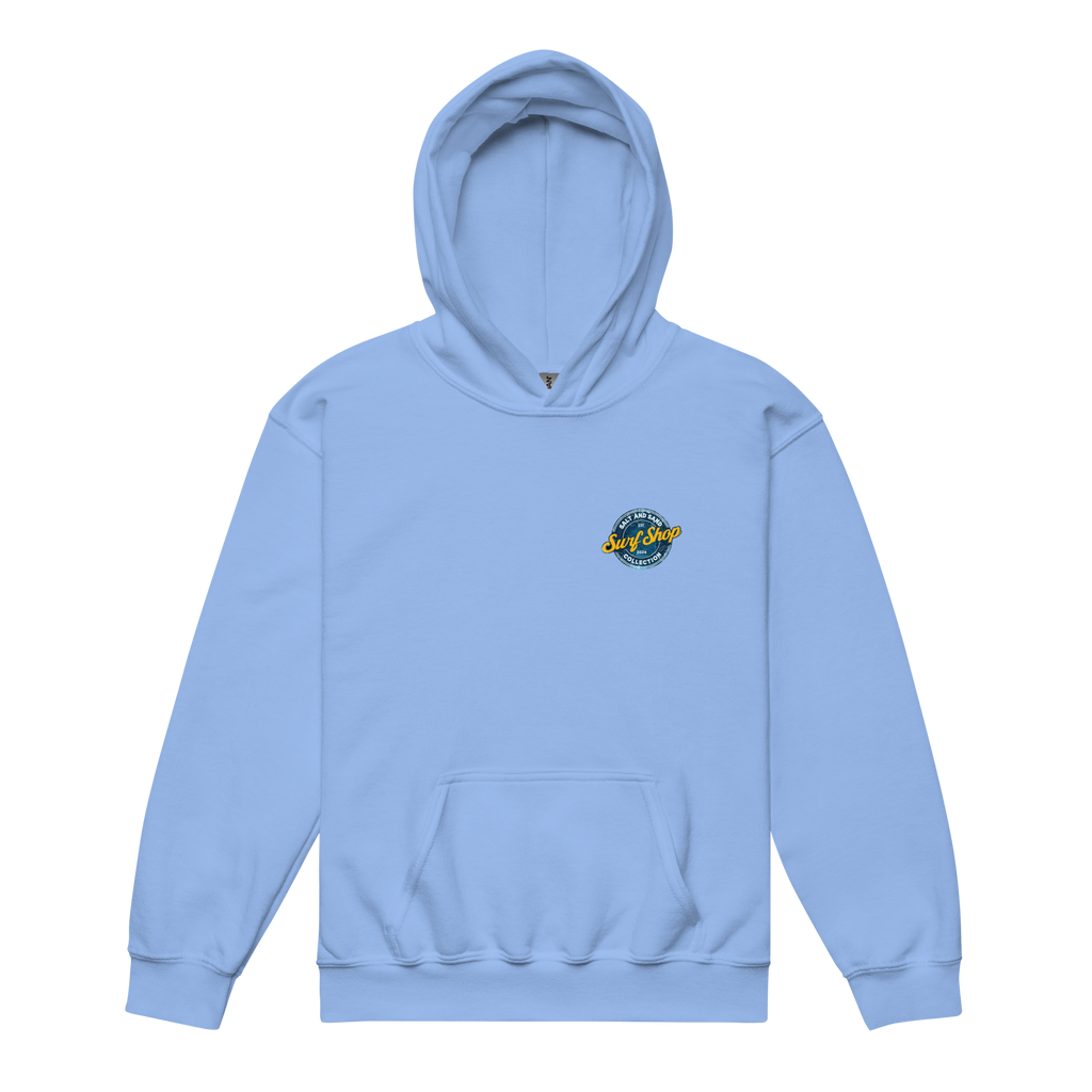 Kids Blue Stamped Hoodie