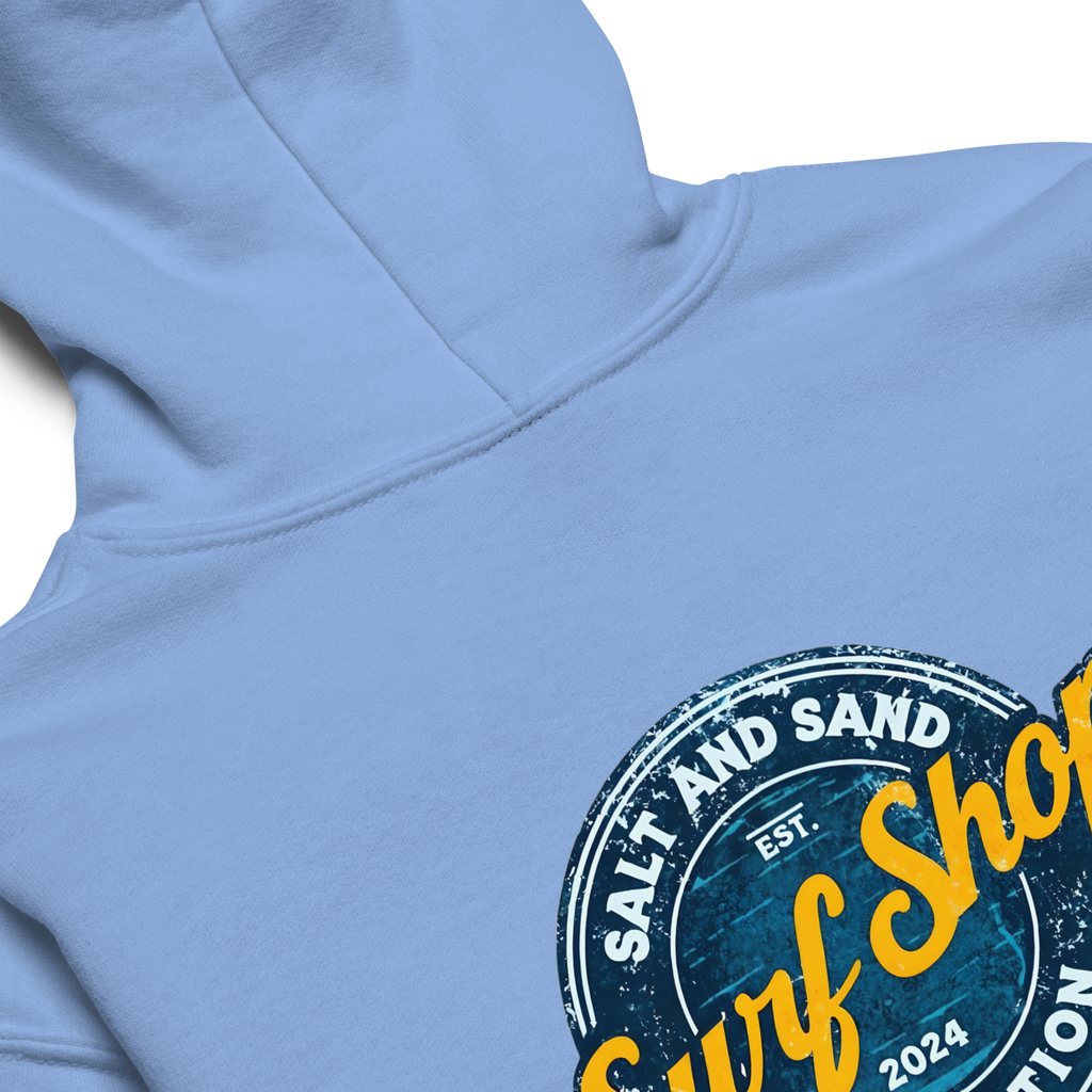 Kids Blue Stamped Hoodie