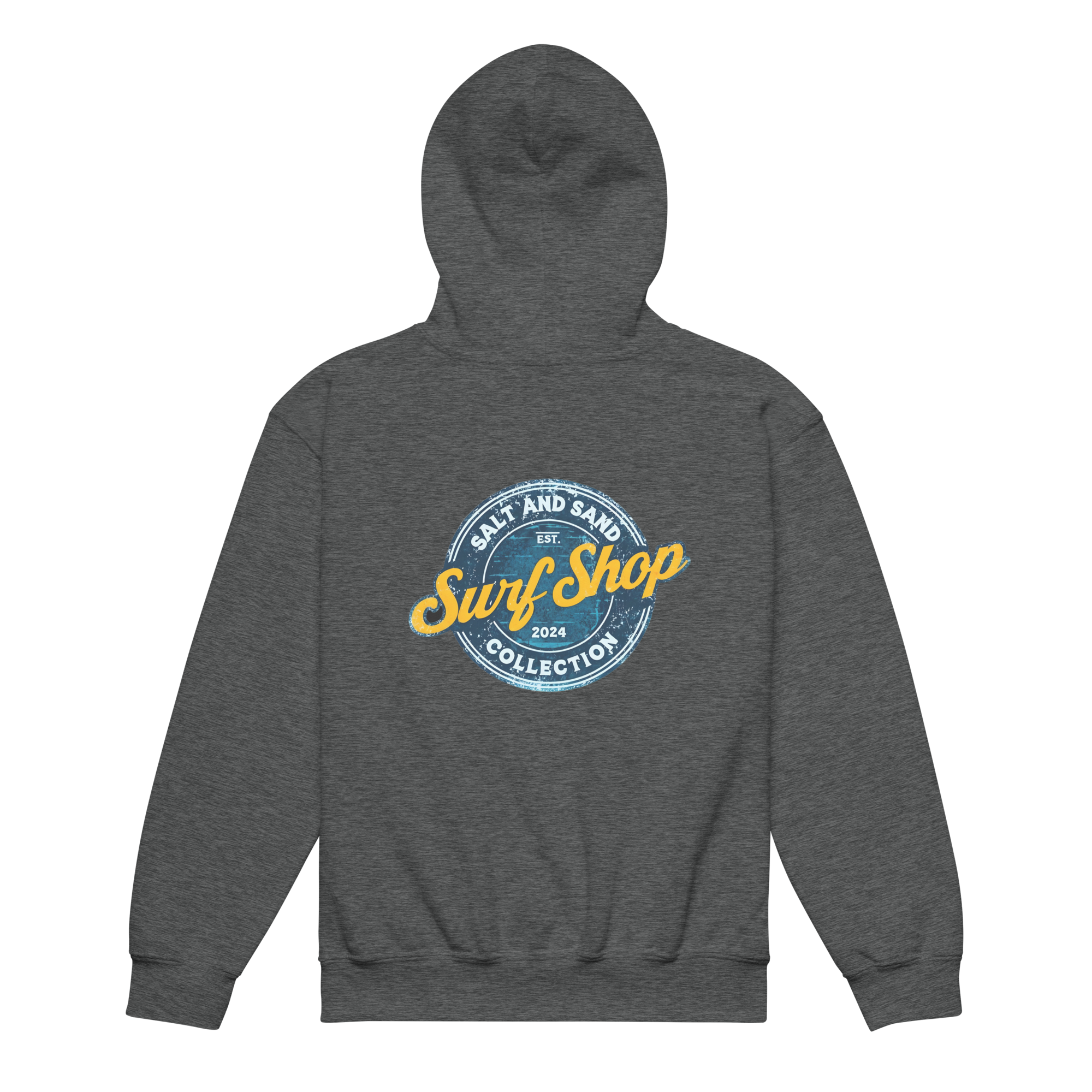 Kids Blue Stamped Hoodie