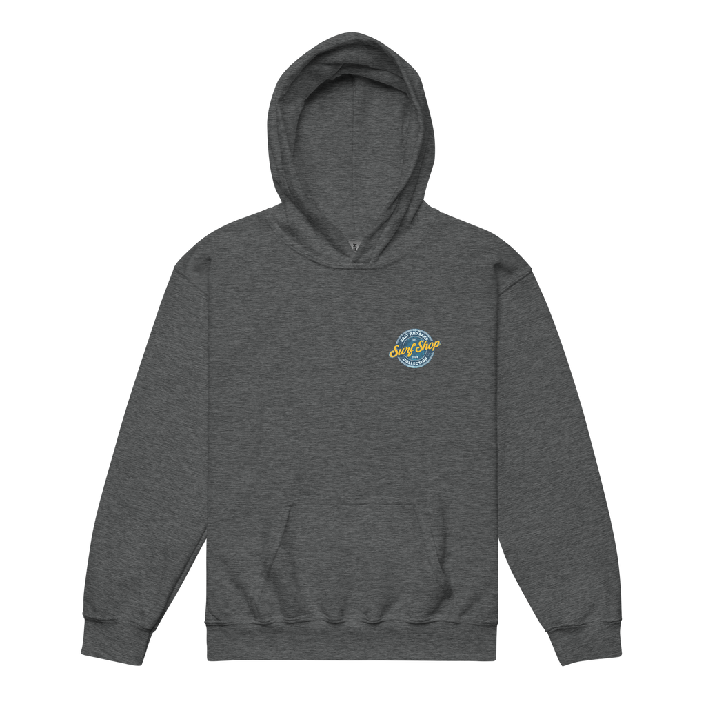 Kids Blue Stamped Hoodie