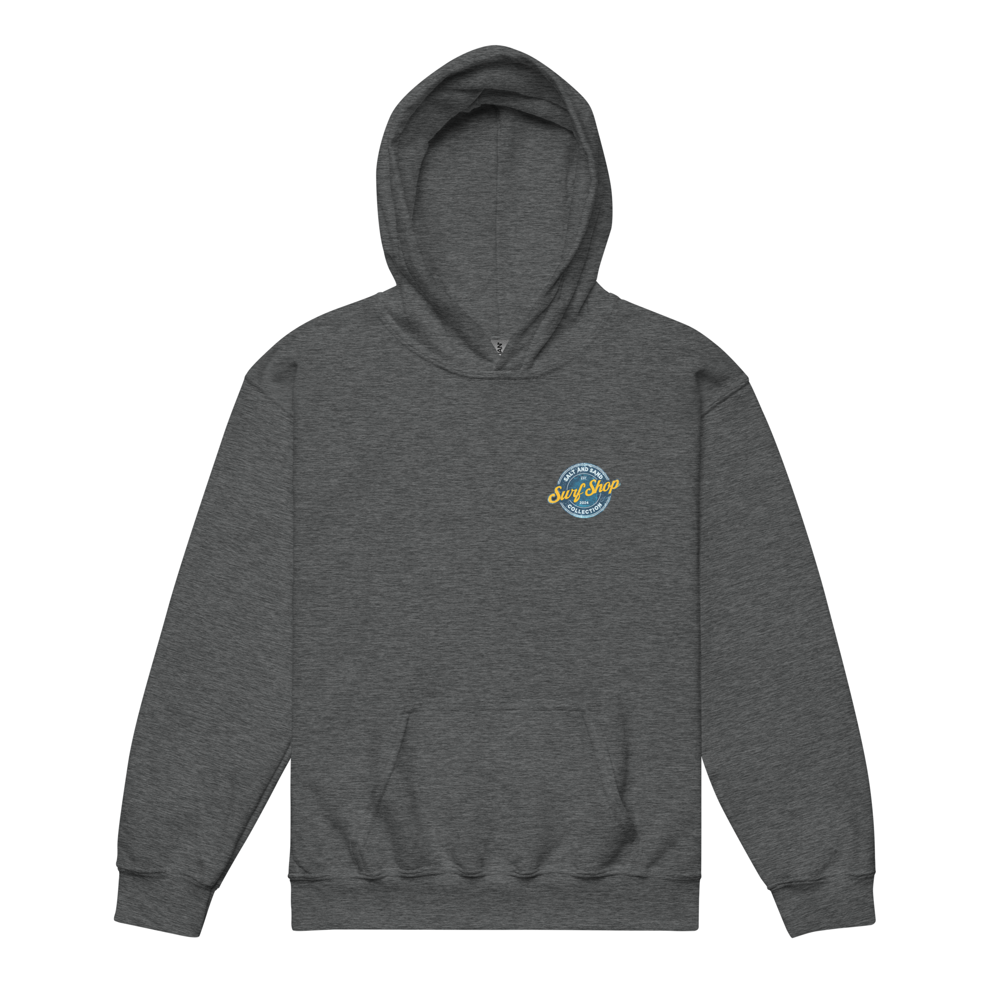 Kids Blue Stamped Hoodie