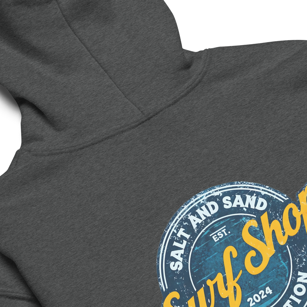 Kids Blue Stamped Hoodie