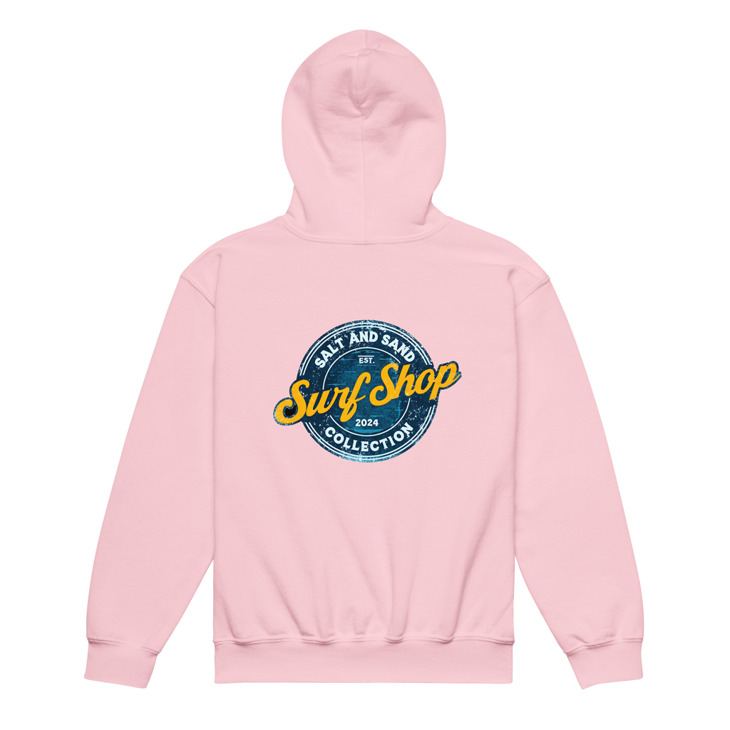 Kids Blue Stamped Hoodie