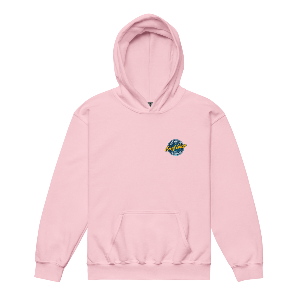 Kids Blue Stamped Hoodie