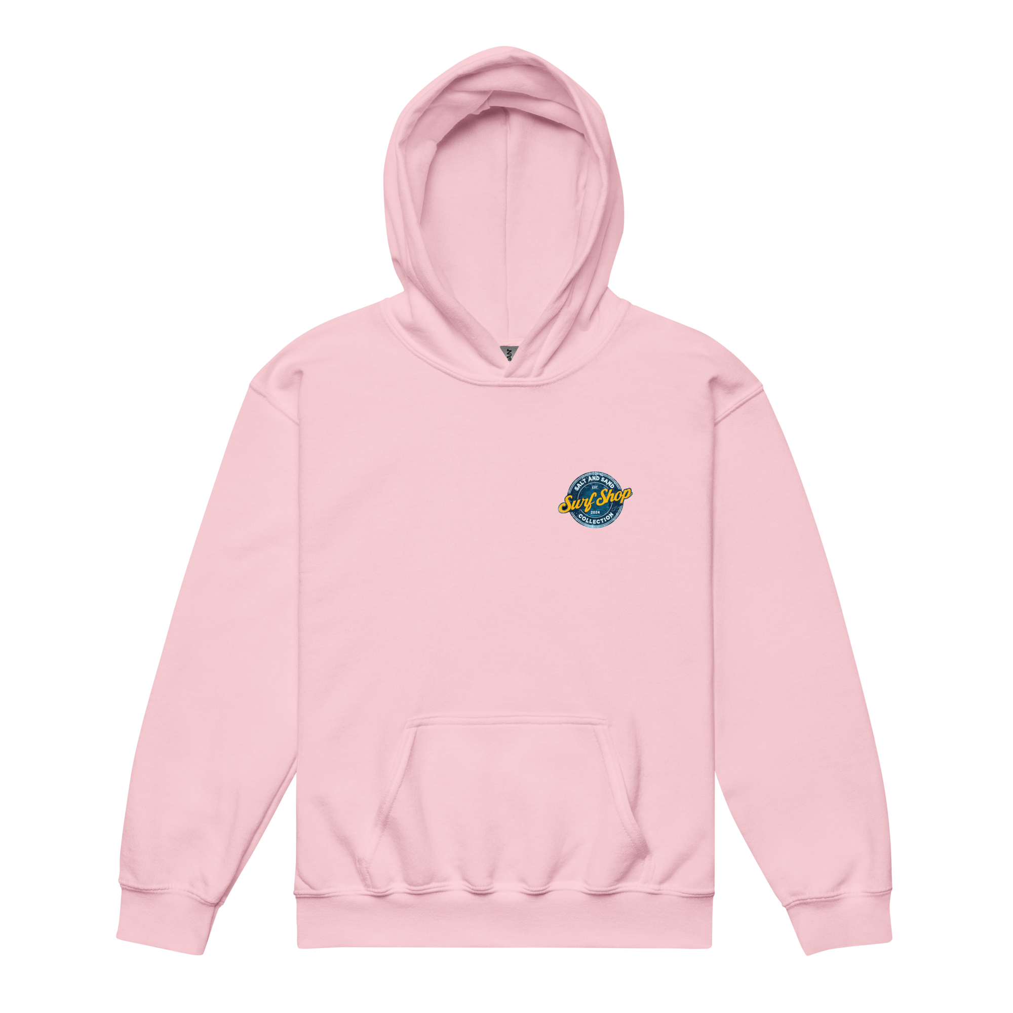 Kids Blue Stamped Hoodie