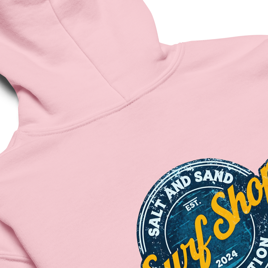 Kids Blue Stamped Hoodie