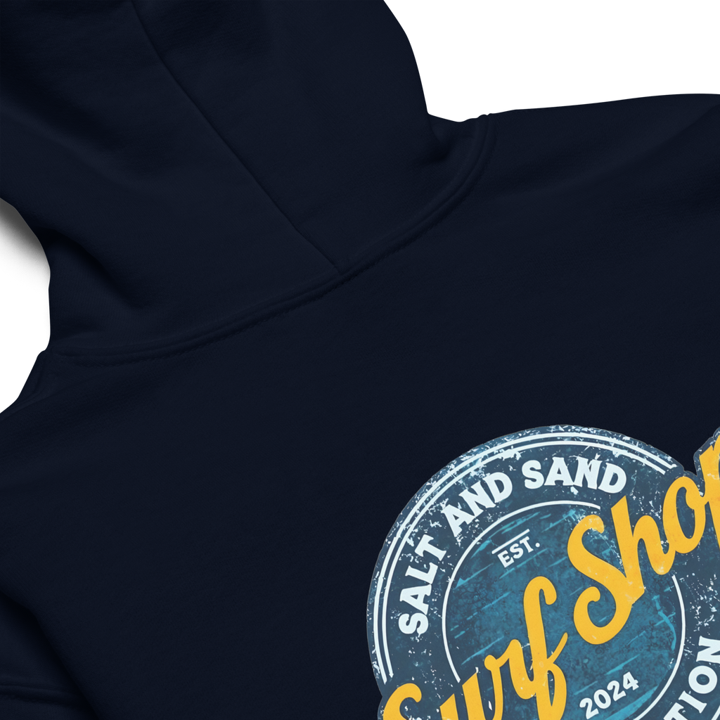 Kids Blue Stamped Hoodie