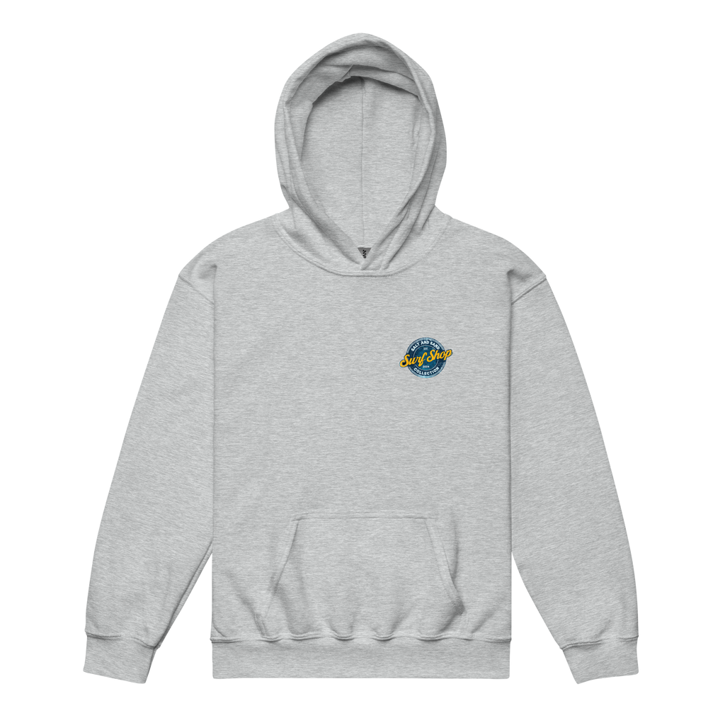 Kids Blue Stamped Hoodie