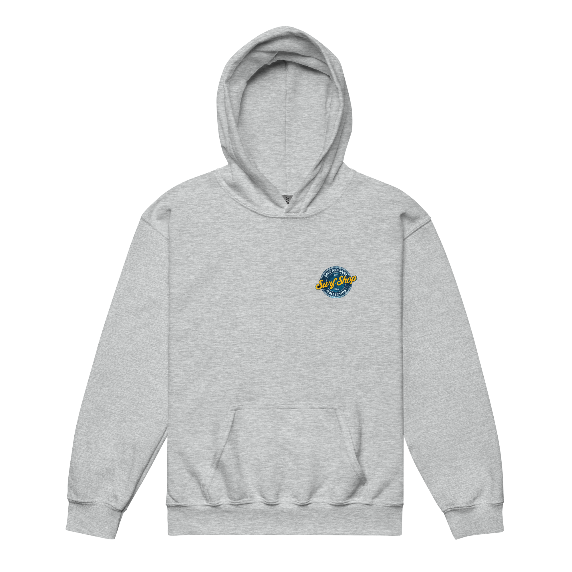 Kids Blue Stamped Hoodie