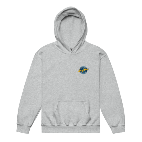 Kids Blue Stamped Hoodie