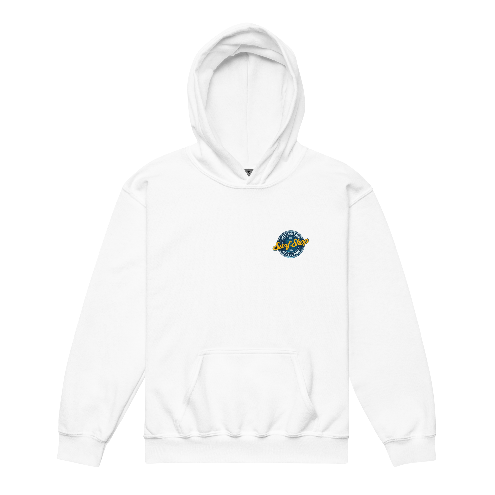 Kids Blue Stamped Hoodie